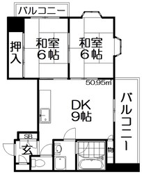 川島第20ビル枚方公園の物件間取画像